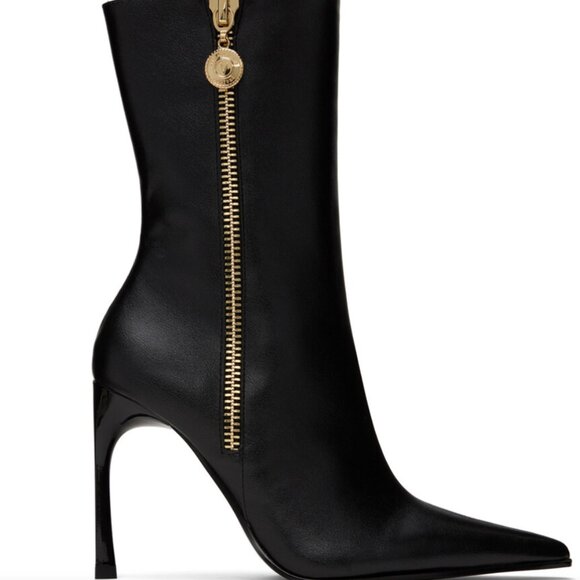 Versace Jean Couture Black Sadie Boots - Picture 1 of 2